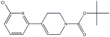 tert-butyl 4-(6-chloropyridin-2-yl)-5,6-dihydropyridine-1(2H)-carboxylate Structure