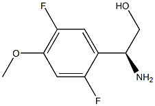 (S)-2-amino-2-(2,5-difluoro-4-methoxyphenyl)ethanol 구조식 이미지