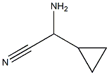 2-amino-2-cyclopropylacetonitrile 구조식 이미지