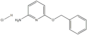 6-Benzyloxy-pyridin-2-ylamine HCL Structure