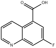 7-fluoroquinoline-5-carboxylic acid Structure