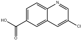 3-chloroquinoline-6-carboxylic acid Structure