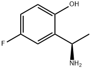 2-((1R)-1-AMINOETHYL)-4-FLUOROPHENOL 구조식 이미지