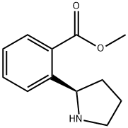 METHYL2-((2R)PYRROLIDIN-2-YL)BENZOATE 구조식 이미지