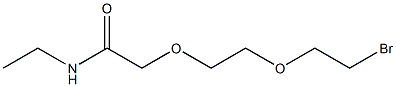 2-(2-(2-bromoethoxy)ethoxy)-N-ethylacetamide Structure