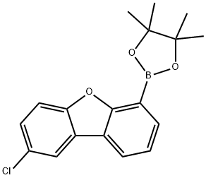 2-(8-chlorodibenzo[b,d]furan-4-yl)-4,4,5,5-tetramethyl-1,3,2-dioxaborolane 구조식 이미지