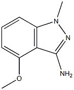 4-Methoxy-1-methyl-1H-indazol-3-ylamine Structure