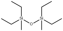 Disiloxane, 1,1,3,3-tetraethyl-1,3-dimethyl-
 Structure