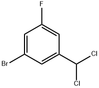 1-Bromo-3-dichloromethyl-5-fluorobenzene 구조식 이미지