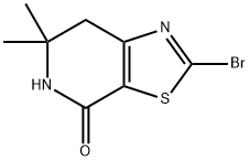 2-bromo-6,6-dimethyl-6,7-dihydrothiazolo[5,4-c]pyridin-4(5H)-one Structure