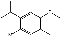 2-isopropyl-4-methoxy-5-methylphenol 구조식 이미지