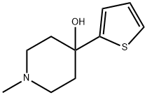 1-methyl-4-(thiophen-2-yl)piperidin-4-ol 구조식 이미지