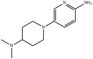 5-[4-(dimethylamino)-1-piperidinyl]-2-Pyridinamine 구조식 이미지