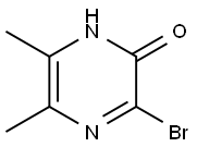 3-브로모-5,6-디메틸-2(1H)-피라지논 구조식 이미지
