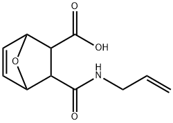 3-(allylcarbamoyl)-7-oxabicyclo[2.2.1]hept-5-ene-2-carboxylic acid Structure