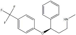 (R)-fluoxetine 구조식 이미지