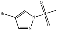 4-Bromo-1-(methylsulfonyl)-1H-pyrazole 구조식 이미지