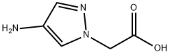 2-(4-amino-1H-pyrazol-1-yl)acetic acid Structure