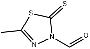 5-methyl-2-thioxo-1,3,4-Thiadiazole-3(2H)-carboxaldehyde 구조식 이미지