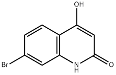 7-bromo-4-hydroxy-2(1H)-Quinolinone Structure