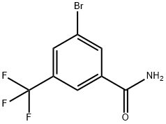 3-bromo-5-(trifluoromethyl)benzamide Structure