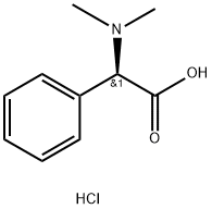 (R)-a-(Dimethylamino)benzeneacetic acid HCl Structure