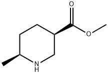(3r,6s)-3-piperidinecarboxylic acid, 6-methyl-, methyl ester Structure