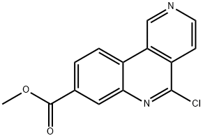 methyl 5-chlorobenzo[c][2,6]naphthyridine-8-carboxylate Structure