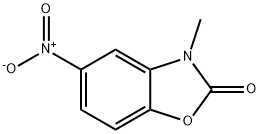 3-메틸-5-니트로벤조[d]옥사졸-2(3H)-온 구조식 이미지