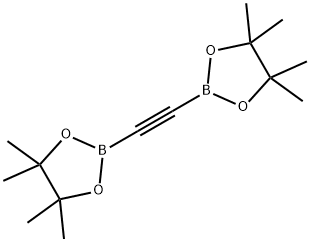 Ethyne-1,2-diyldiboronic acid dipinacol ester Structure