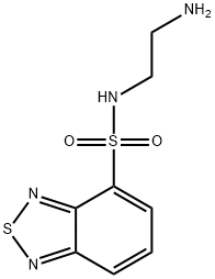 N-(2-Aminoethyl)-2,1,3-benzothiadiazole-4-sulfonamide 구조식 이미지