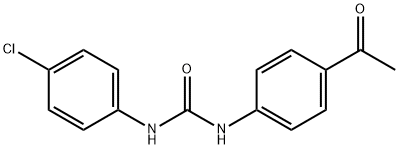 1-(4-acetylphenyl)-3-(4-chlorophenyl)urea 구조식 이미지