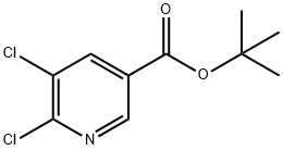 5,6-Dichloro-nicotinic acid tert-butyl ester 구조식 이미지