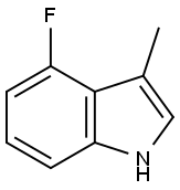 4-FLUORO-3-METHYL-1H-INDOLE Structure