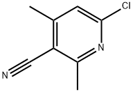 6-Chloro-2,4-dimethylnicotinonitrile Structure