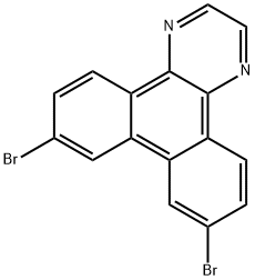 7,10-dibromodibenzo[f,h]quinoxaline 구조식 이미지