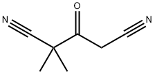 2,2-dimethyl-3-oxopentanedinitrile Structure