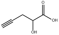 2-hydroxy-4-Pentynoic acid 구조식 이미지