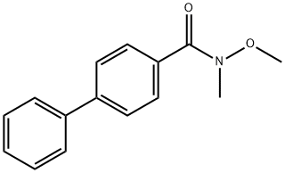 N-METHOXY-N-METHYL-[1,1'-BIPHENYL]-4-CARBOXAMIDE 구조식 이미지