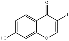 7-hydroxy-3-iodo-4H-chromen-4-one Structure