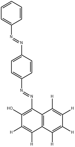 1-[4-(Phenylazo)phenylazo]-2-naphthalene-d6-ol 구조식 이미지