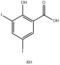 Potassium 3,5-Diiodosalicylate Structure