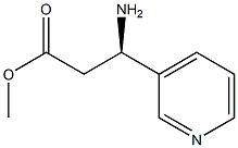 METHYL (3R)-3-AMINO-3-(PYRIDIN-3-YL)PROPANOATE Structure