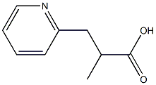 α-메틸-2-피리딘프로판산 구조식 이미지