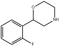 2-(2-Fluorophenyl)morpholine 구조식 이미지