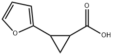 2-(Furan-2-yl)cyclopropanecarboxylic acid 구조식 이미지