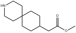 3-Azaspiro[5.5]undecane-9-acetic acid methyl ester Structure