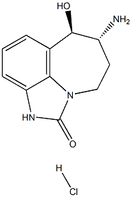 (6R,7R)-7-amino-6-hydroxy-6,7,8,9-tetrahydro-2,9a-diazabenzo[cd]azulen-1(2H)-one hydrochloride 구조식 이미지
