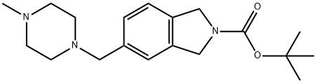 tert-butyl 5-((4-methylpiperazin-1-yl)methyl)isoindoline-2-carboxylate 구조식 이미지