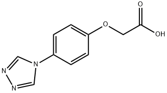 [4-(4H-1,2,4-triazol-4-yl)phenoxy]acetic acid 구조식 이미지